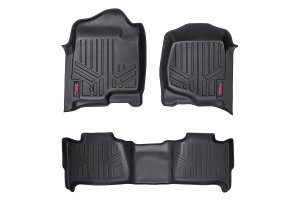 Chevrolet Tahoe Floor Mats - Front + Rear - Rough Country - Heavy Duty Floor Mats and Rear Cargo Liners - '07-'14